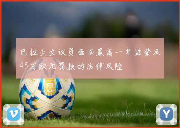 巴拉圭女议员面临最高一年监禁及45万欧元罚款的法律风险